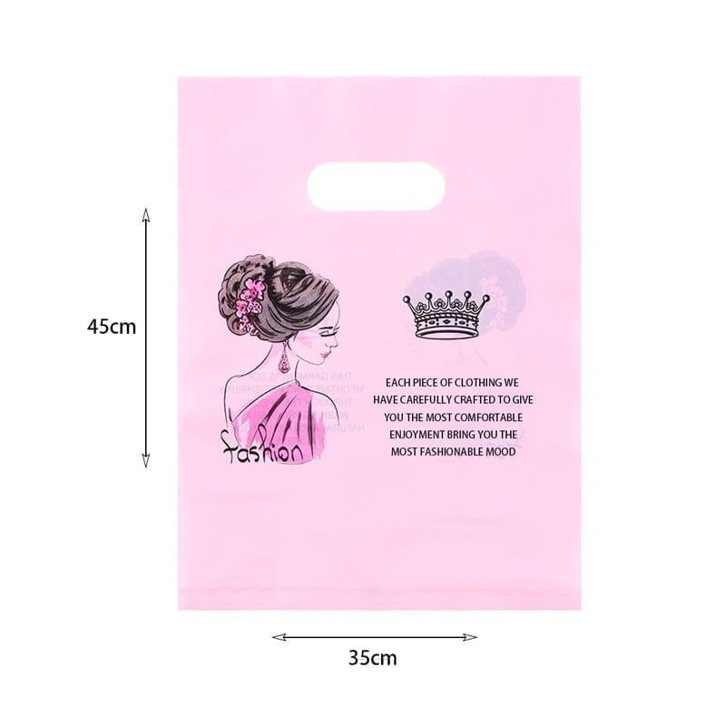 Πλαστική σακούλα δώρου 45x35cm 50τμχ - Plastic present bag - Image 2