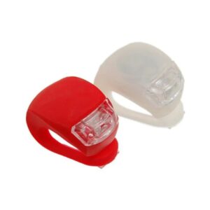 Alternative view of Σετ φώτα ποδηλάτου σιλικόνης HJ008-2 LEDs light set - Bike light set