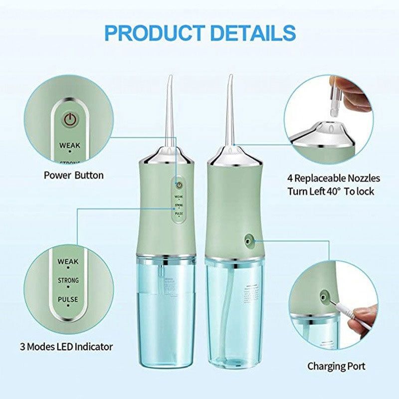 Φορητή Συσκευή Καθαρισμού Δοντιών - Oral Irrigator PPS Pulse - Image 4