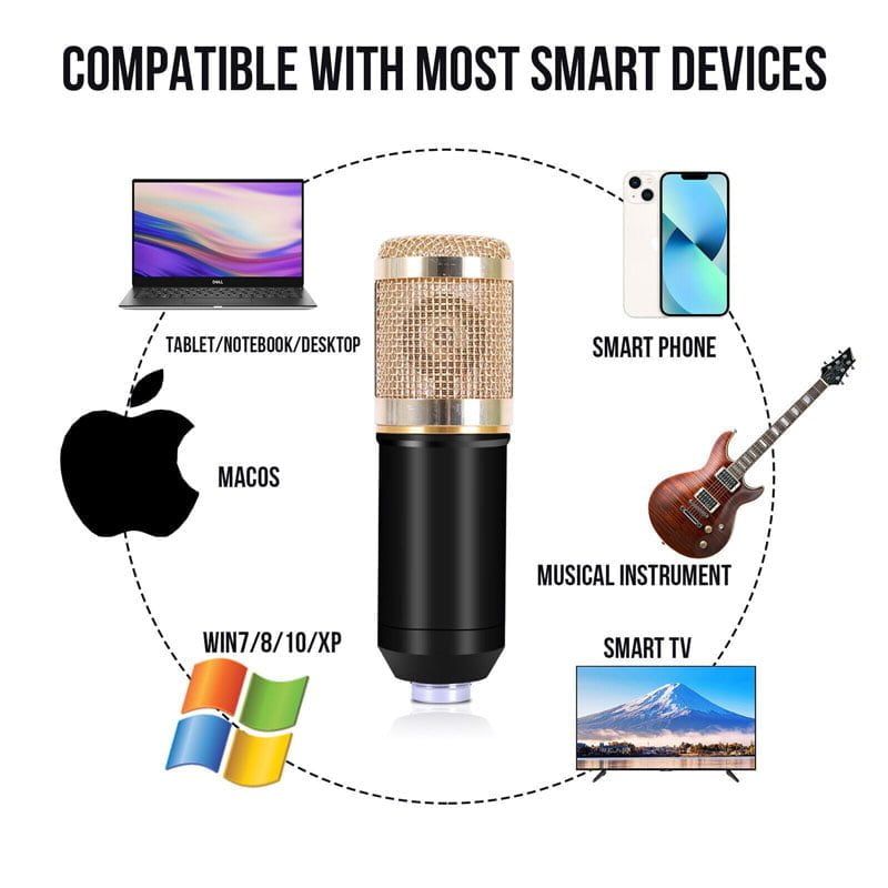 Επαγγελματικό Πυκνωτικό Μικρόφωνο - Professional Condenser Microphone - Image 5