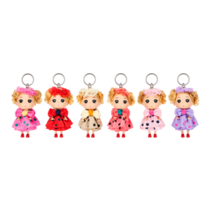 Μπρελόκ Κούκλα με Φιόγκο 15cm – Doll Keychain - sukki.gr