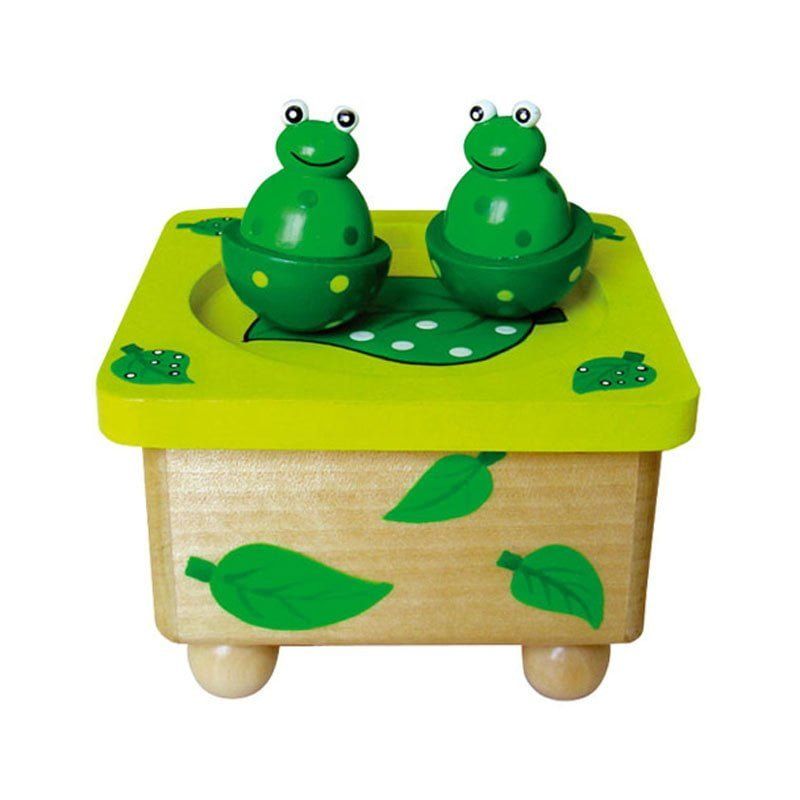 Ξύλινο Μουσικό Μαγνητικό Κουτί 10cm - Wooden music box - Image 2