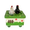 Ξύλινο Μουσικό Μαγνητικό Κουτί 10cm - Wooden music box - sukki.gr