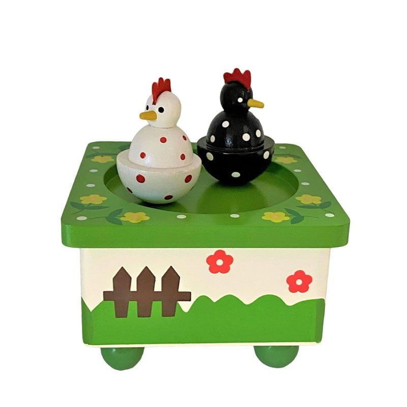 Ξύλινο Μουσικό Μαγνητικό Κουτί 10cm - Wooden music box - sukki.gr