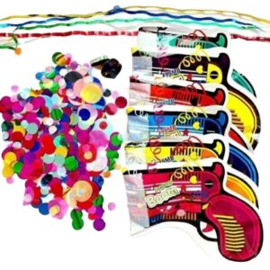 Alternative view of Πιστόλι κομφετί 6τμχ - Confetti popper
