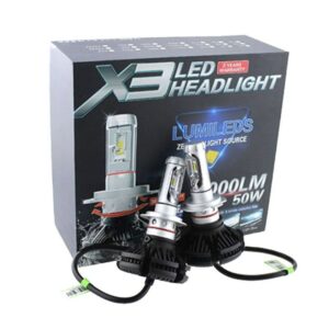 Λάμπα αυτοκινήτου H7 Ψυχρό Λευκό - X3 LED HEADLIGHT 6000LM 50W H7 - sukki.gr