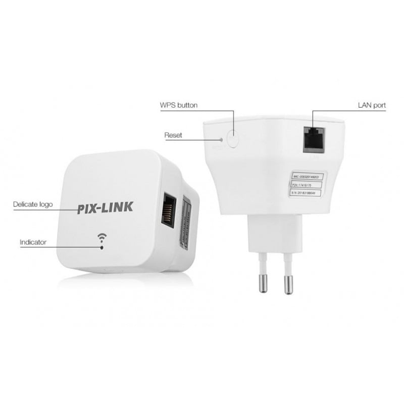 Ασύρματος ενισχυτής σήματος WIFI LV-WR12 300MBPS - Image 4