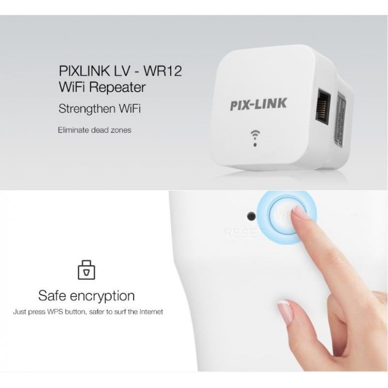 Ασύρματος ενισχυτής σήματος WIFI LV-WR12 300MBPS - Image 6