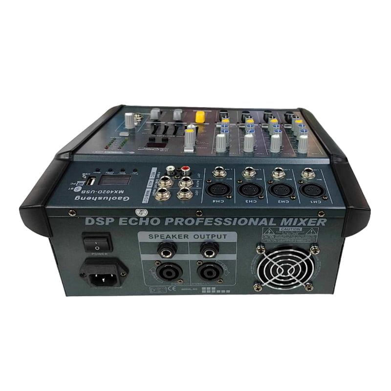 Gaolusheng MX-402D USB τετρακάναλος μίκτης ήχου - Professional Mixer Console Series - Image 3