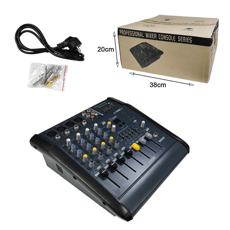 Gaolusheng MX-402D USB τετρακάναλος μίκτης ήχου - Professional Mixer Console Series - Image 7