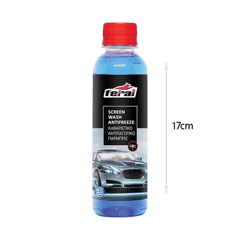 Feral Καθαριστικό Και Αντιπαγωτικό Παρμπρίζ -18°C 250ml- Screen Wash Antifreeze - Image 3