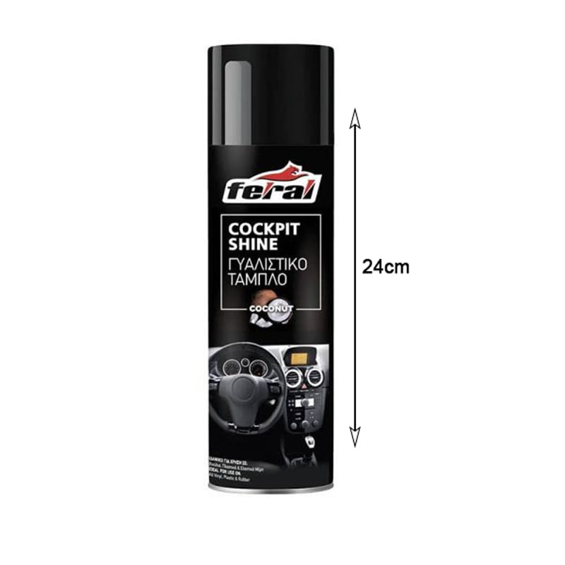 Feral Γυαλιστικό Ταμπλό Coconut 500ml - Cockpit Shine - Image 2