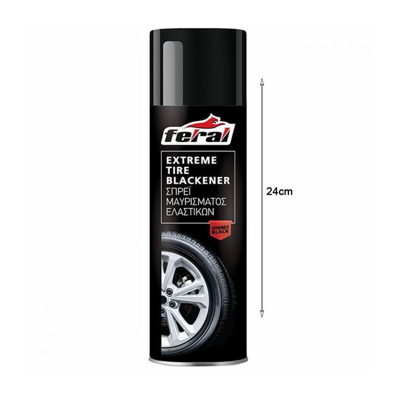 Σπρέυ Μαυρίσματος Ελαστικών Feral 500ml - Extreme Tire Blackener - Image 3