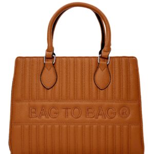 Τσάντα ώμου QR-23911 – Καφέ BAG TO BAG - sukki.gr