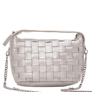 Τσάντα χειρός BS23166 – Ασημί BAG TO BAG - sukki.gr
