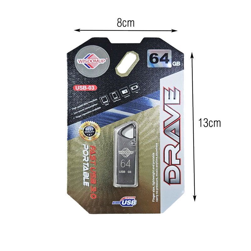 Φορητό στικάκι USB Flash Drive 64GB - Portable USB Flash Drive - Image 2