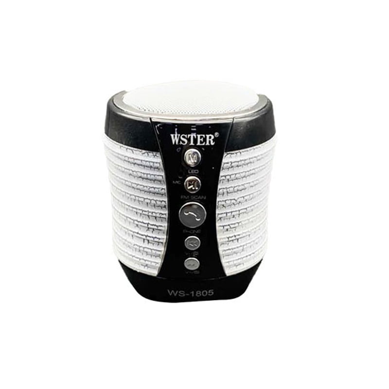 WSTER Φορητό Ηχείο Bluetooth WS-1805 – Mini Wireless speaker - Image 3