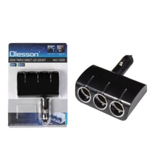 OLESSON φορτιστής 3 θέσεων 120W - Triple direct LED charger NO.1520 - sukki.gr