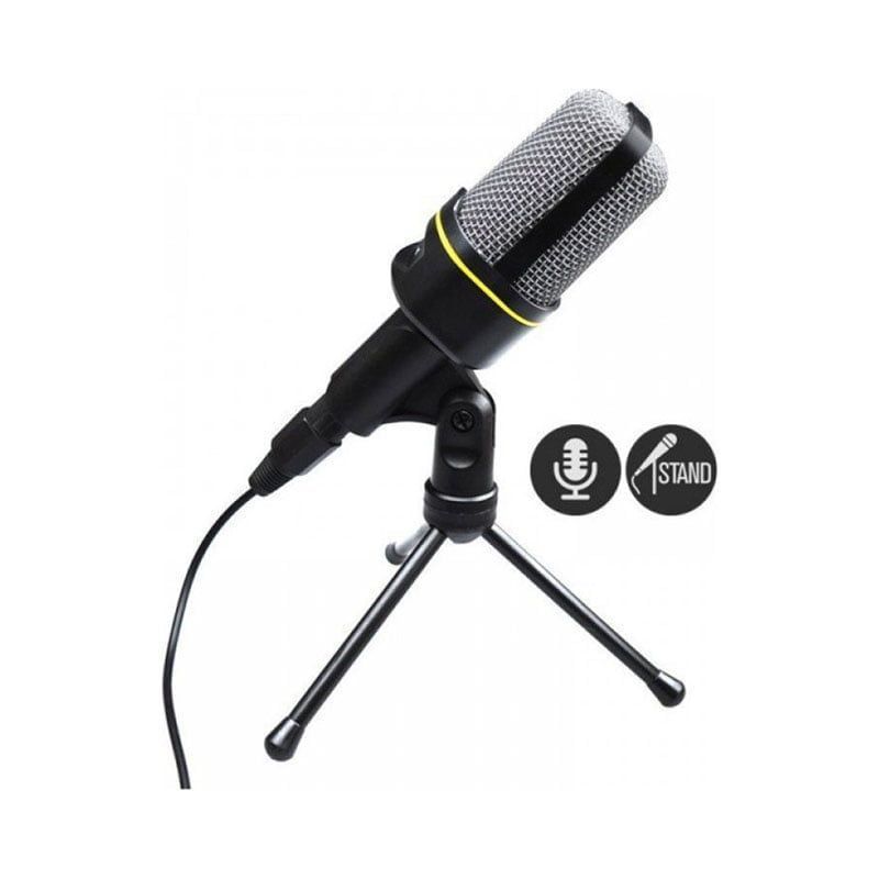 Andowl Μικρόφωνο 3.5mm QY-920 Επιτραπέζιο Φωνής - Microphone condenser - Image 2