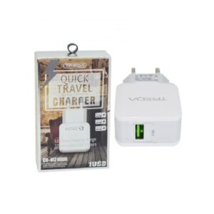 Treqa Φορτιστής Χωρίς Καλώδιο με Θύρα USB-A CH-617 3.6A - Quick travel charger - sukki.gr