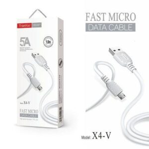 Tranyoo Καλώδιο Γρήγορης Φόρτισης 1.5m 5A 18W X4-V Micro - Micro Fast data cable - sukki.gr