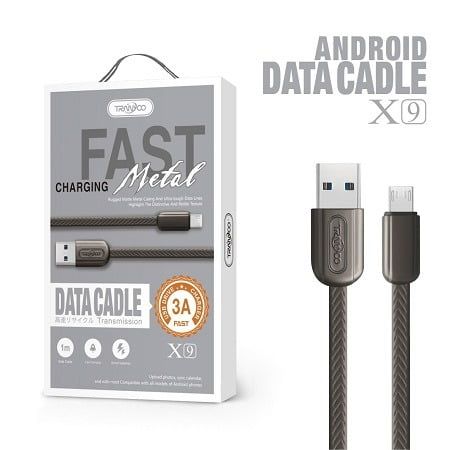 Tranyoo Καλώδιο δεδομένων γρήγορης φόρτισης 3Α Android X9-V – Fast charger cable - sukki.gr