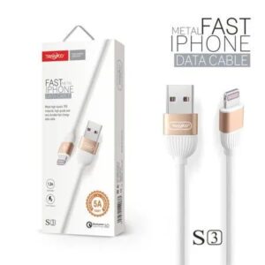 Tranyoo Καλώδιο δεδομένων lighting IOS 5A 1.2m S3-I - Fast charger lighting cable - sukki.gr