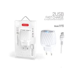 TRANYOO γρήγορος φορτιστής micro 2USB V15 – Fast charger - sukki.gr