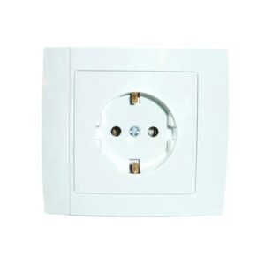 Πρίζα τοίχου εντοιχιζόμενη λευκό Songrui - Wall switch - sukki.gr