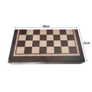 Ξύλινο τάβλι/σκακιέρα - Wooden backgammon/chess - sukki.gr