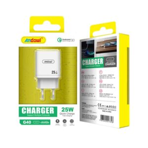 Andowl Φορτιστής Χωρίς Καλώδιο με Θύρα Type-C 25W G40 - Fast charger - sukki.gr