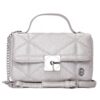 Τσάντα χιαστί με αλυσίδα-SW8951 – Ασημί BAG TO BAG - sukki.gr