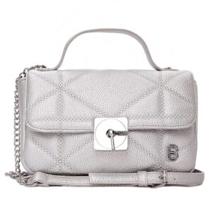 Τσάντα χιαστί με αλυσίδα-SW8951 – Ασημί BAG TO BAG - sukki.gr
