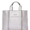 Τσάντα χειρός P-6115 – Ασημί BAG TO BAG - sukki.gr