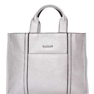 Τσάντα χειρός P-6115 – Ασημί BAG TO BAG - sukki.gr