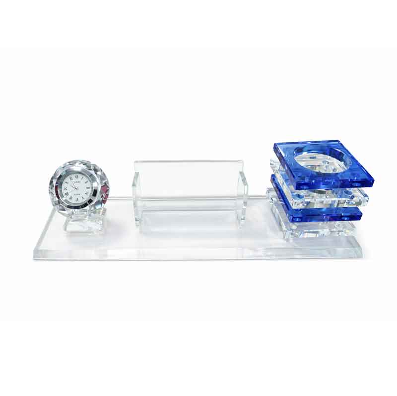 Σετ Γραφείου με Ρολόι και Θήκη Καρτών – Office Desk Set with Clock and Card Holder - Image 2
