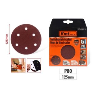 KMT Γυαλόχαρτο τριβείου P80 5τμχ - Sandpaper - sukki.gr