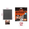KMT Γυαλόχαρτο Μετάλλου P180 4τμχ 28x23cm - Abrasive paper - sukki.gr