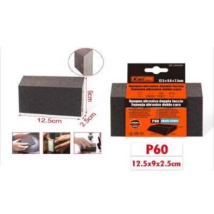 KMT Σφουγγάρι λείανσης P60 12.5x9x2.5cm- Double-sided abrasive sponge - sukki.gr