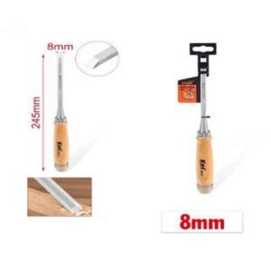 KMT Σκαρπέλα Με Ξύλινη Λαβή 8mm- Chisel - sukki.gr