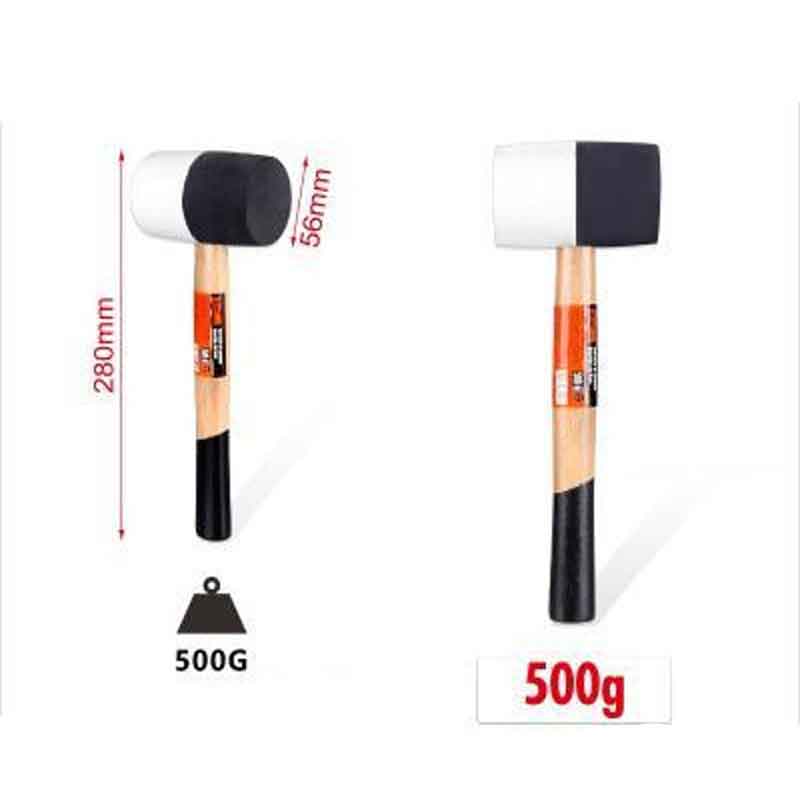 KMT Λαστιχένιο σφυρί 500g - Rubber hammer - sukki.gr