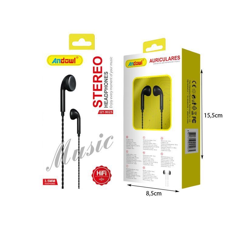 Andowl Ακουστικά Handsfree QY-9025 - Stereo Headphones - Image 2