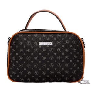 Τσάντα χειρός YR3501 – Μαύρο/Μπέζ BAG TO BAG - sukki.gr