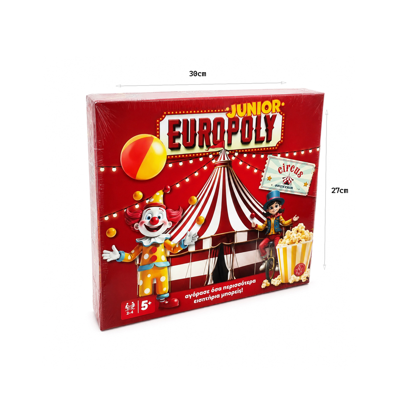 Επιτραπέζιο Παιχνίδι Junior Europoly Circus για Παιδιά Ν.0102-1 - Junior Europoly Circus Board Game for Kids - Image 2