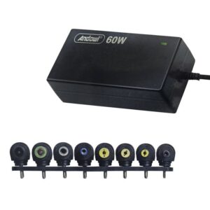 Alternative view of Andowl Universal Τροφοδοτικό Φόρτισης Laptop 60W με 8 Αντάπτορες - Power Adaptor