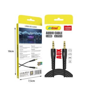 Alternative view of Andowl Καλώδιο Ήχου 3.5mm σε 3.5mm - 2m Q-YP213 - Audio Cable