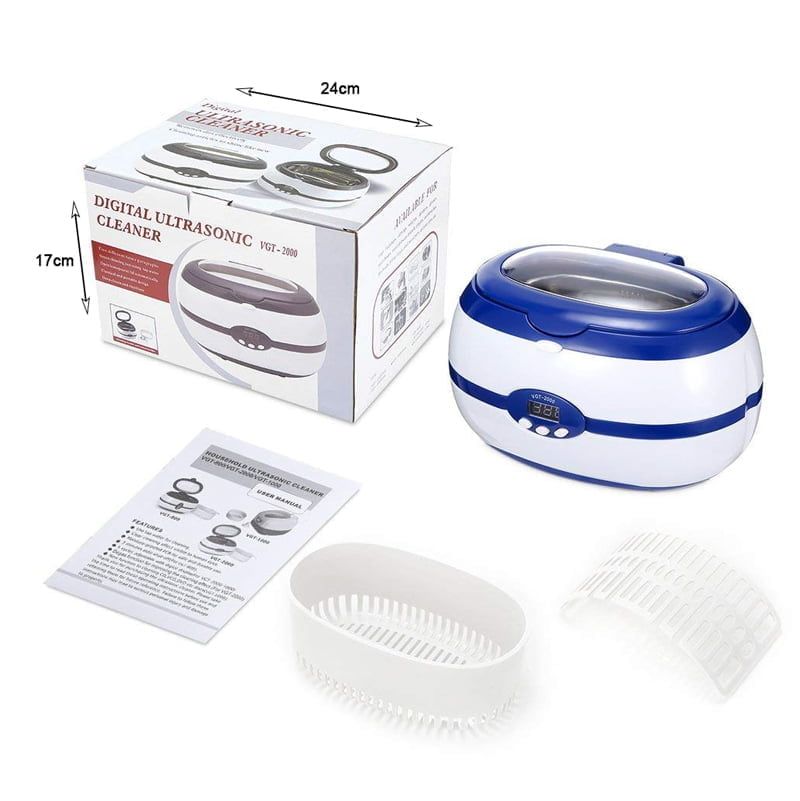 Ultrasonic Επαγγελματικός Αποστειρωτής Αντικειμένων VGT 2000 - Digital Ultrasonic Cleaner - Image 4