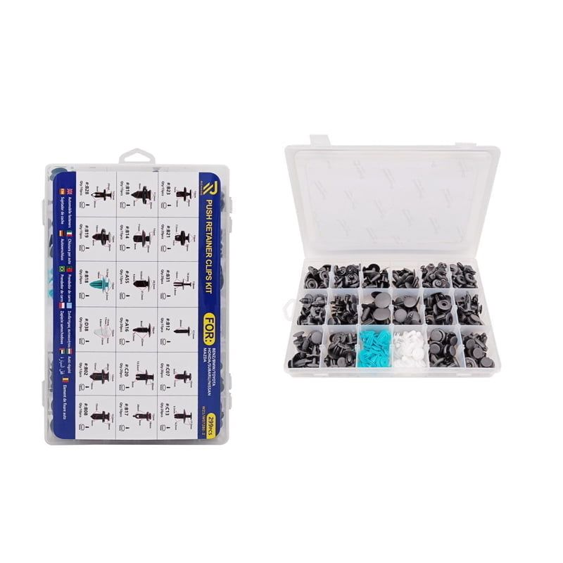 Rchang Πλαστικά κλίπς αυτοκινήτου Universal 299τμχ - Push Retainer Clips Kit - sukki.gr