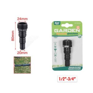 KMT Ρακόρ Ποτίσματος Σύνδεσμος Φις 1/2″-3/4″ 80 Χιλιοστών - Straight Connection - sukki.gr