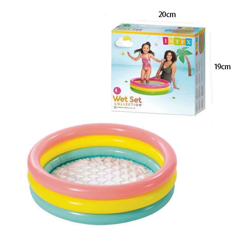 Intex παιδική πισίνα φουσκωτή #58924NP 86cm x 25cm - Wet Set Three-ring pool - Image 5